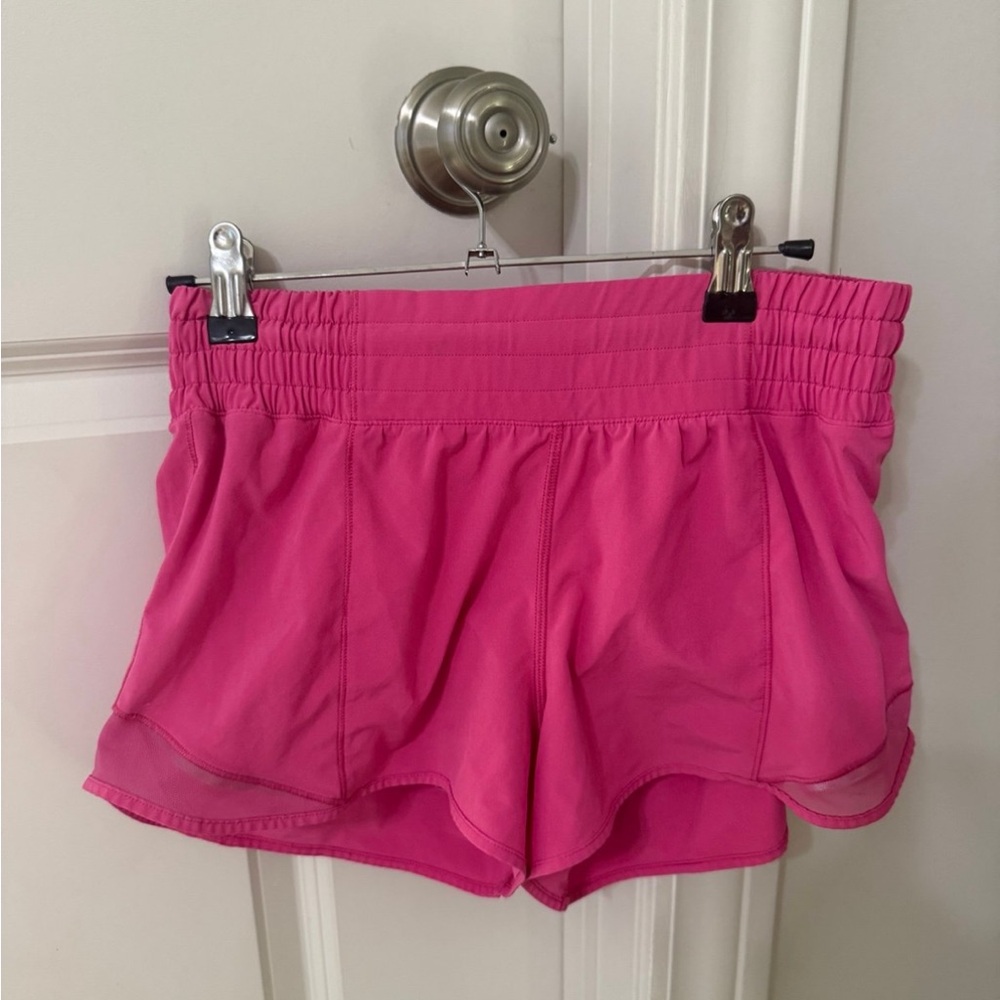 Lululemon High Rise Hotty Hot Women's Pink Athletic Shorts